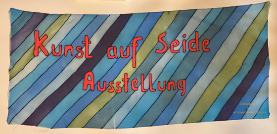 Kathrin Weber, Kunst auf Seide, Ausstellung