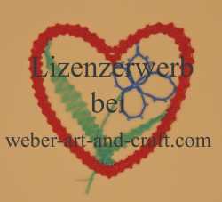 Glücksgefühle, Herz mit Blume